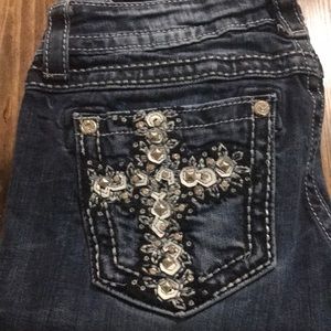 Dark Wash Miss Me Jeans